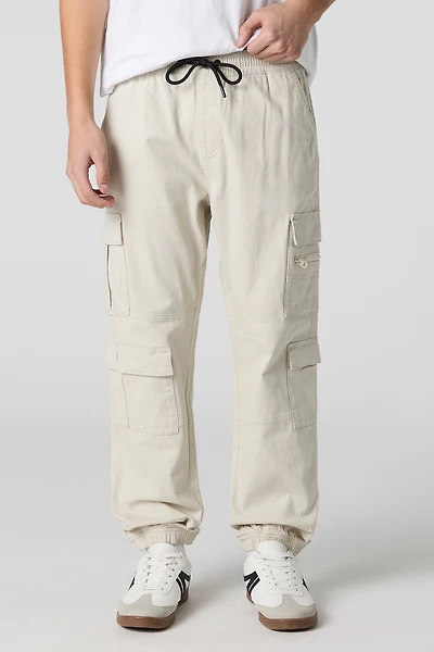 Jogger cargo avec poches multiples à fermeture glissière