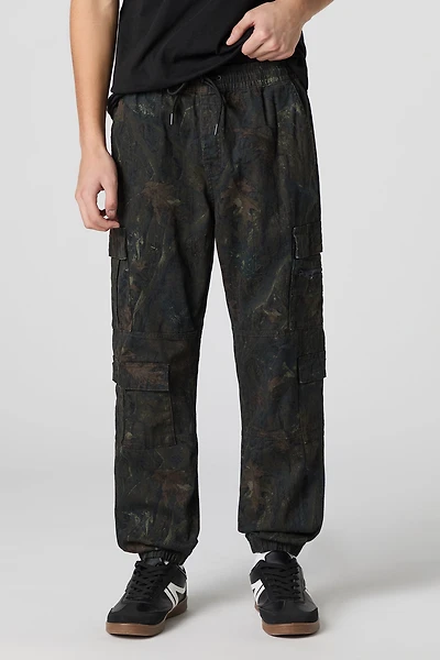 Jogger cargo avec poches multiples à fermeture glissière