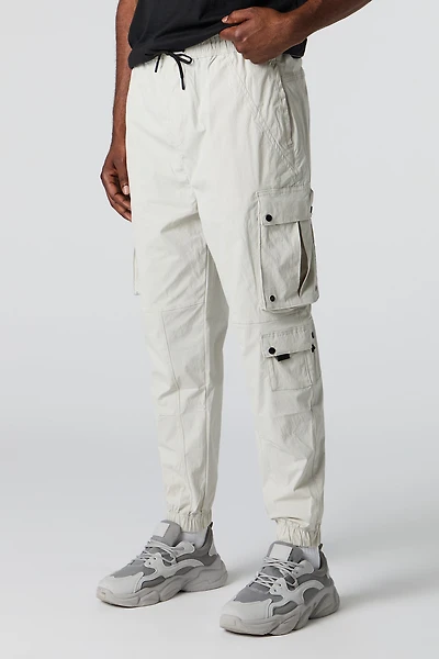 Jogger cargo en nylon