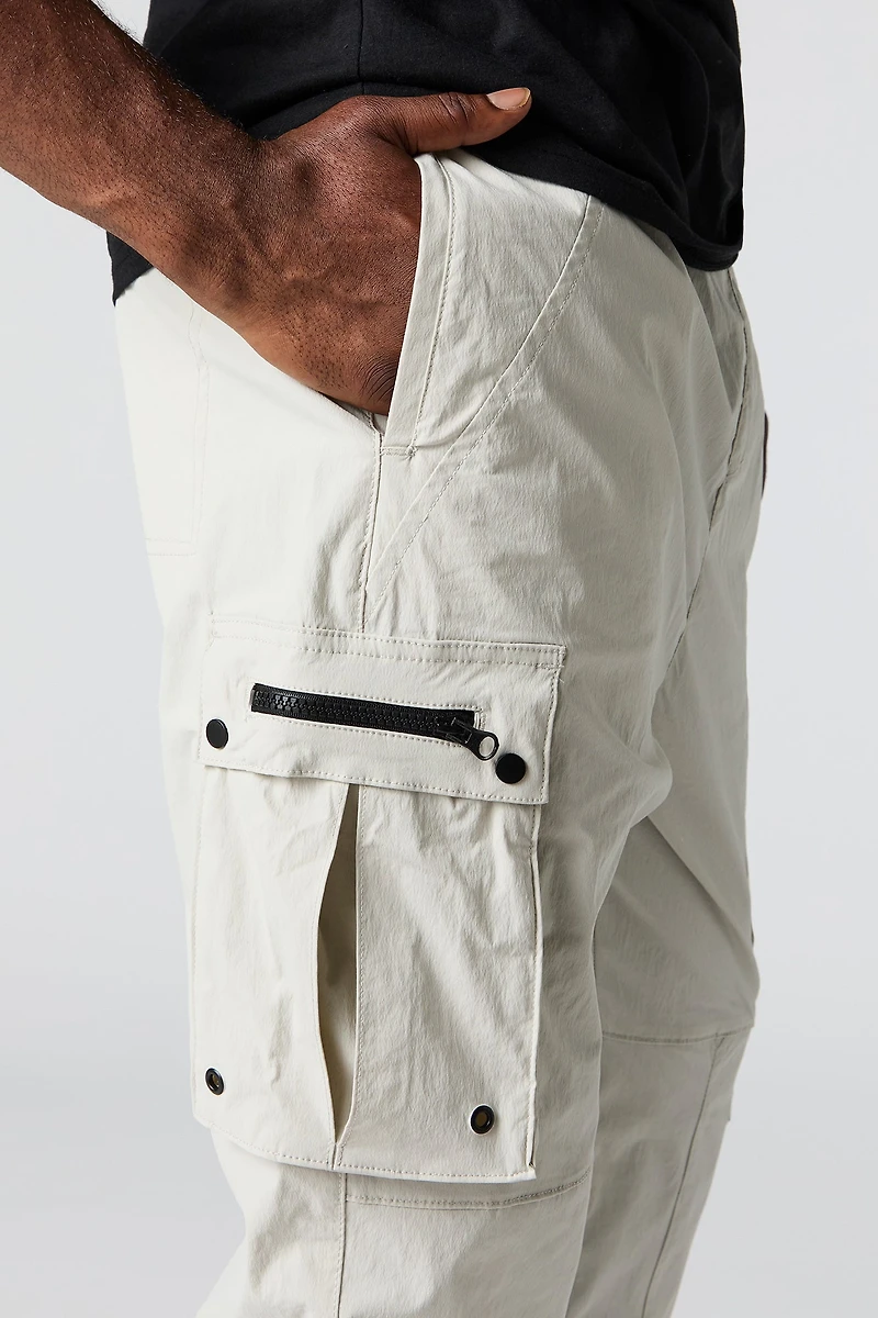 Nylon Cargo Jogger