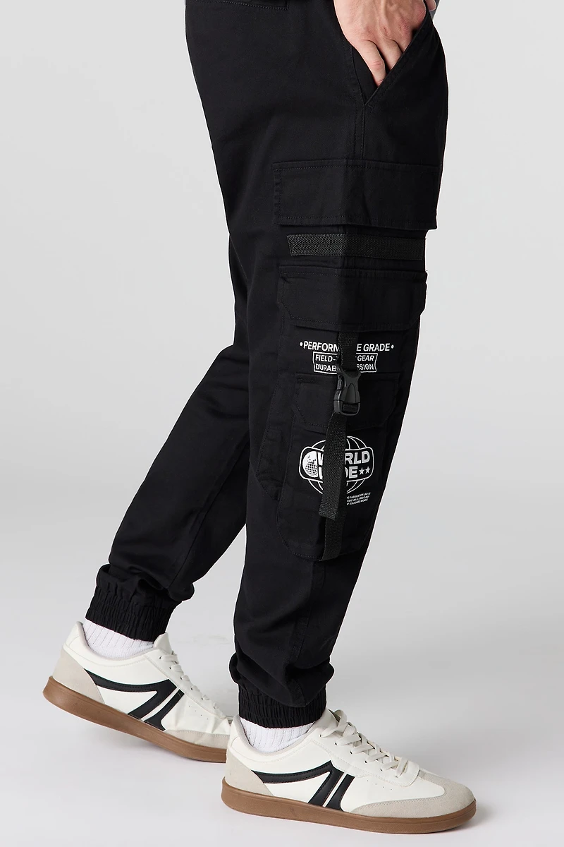 Jogger cargo avec poche à boucle