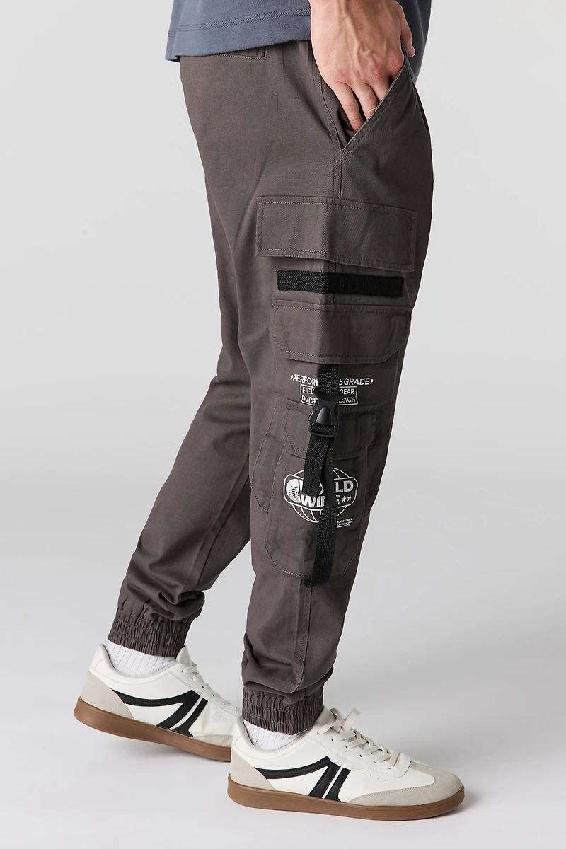 Jogger cargo avec poche à boucle