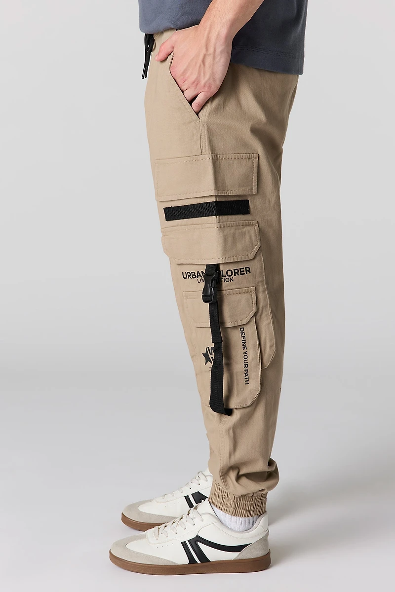 Jogger cargo avec poche à boucle