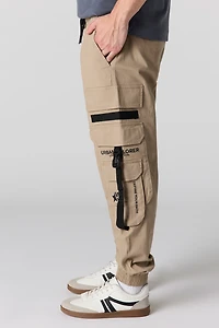 Jogger cargo avec poche à boucle
