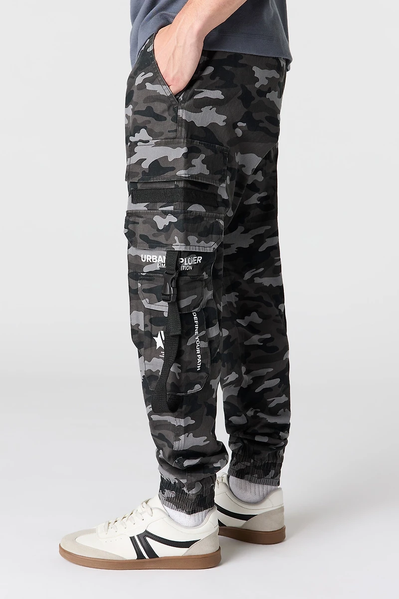 Jogger cargo avec poche à boucle