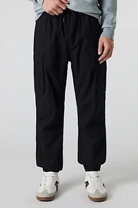 Jogger cargo en popeline