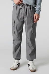 Jogger cargo en popeline