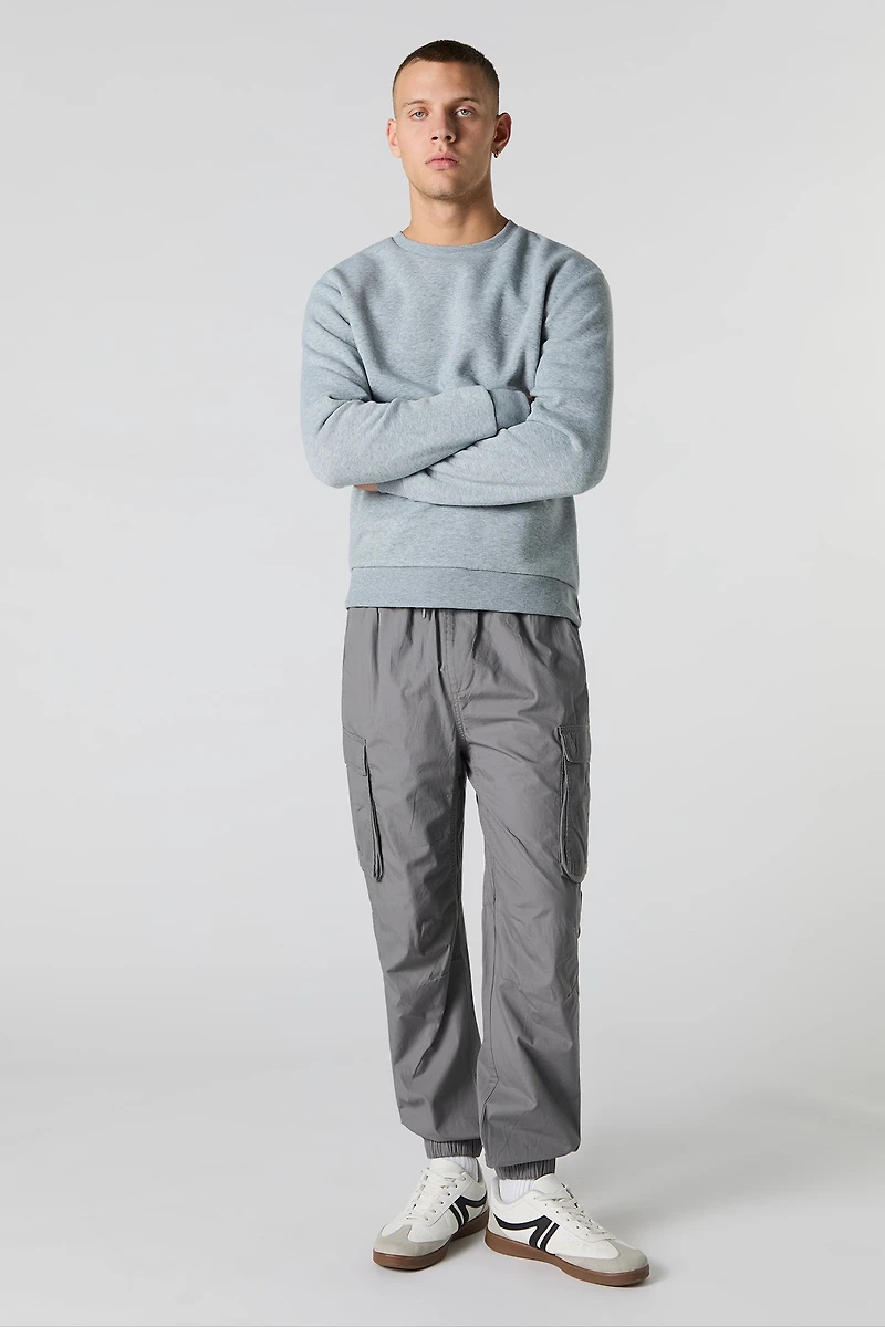 Jogger cargo en popeline
