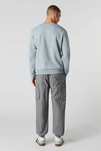 Jogger cargo en popeline