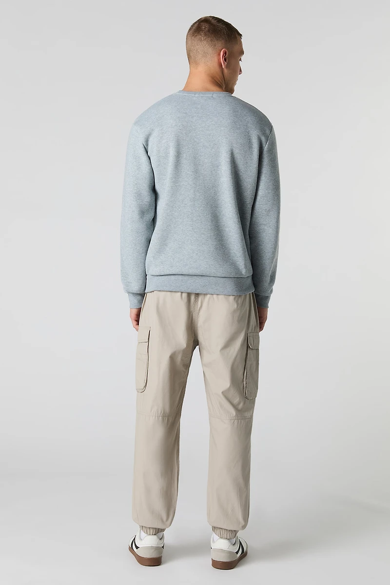 Jogger cargo en popeline
