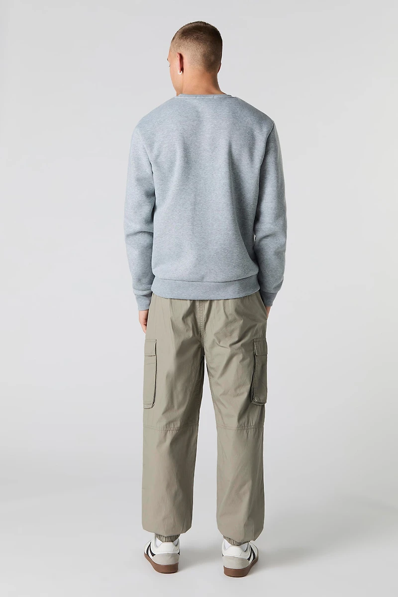 Jogger cargo en popeline