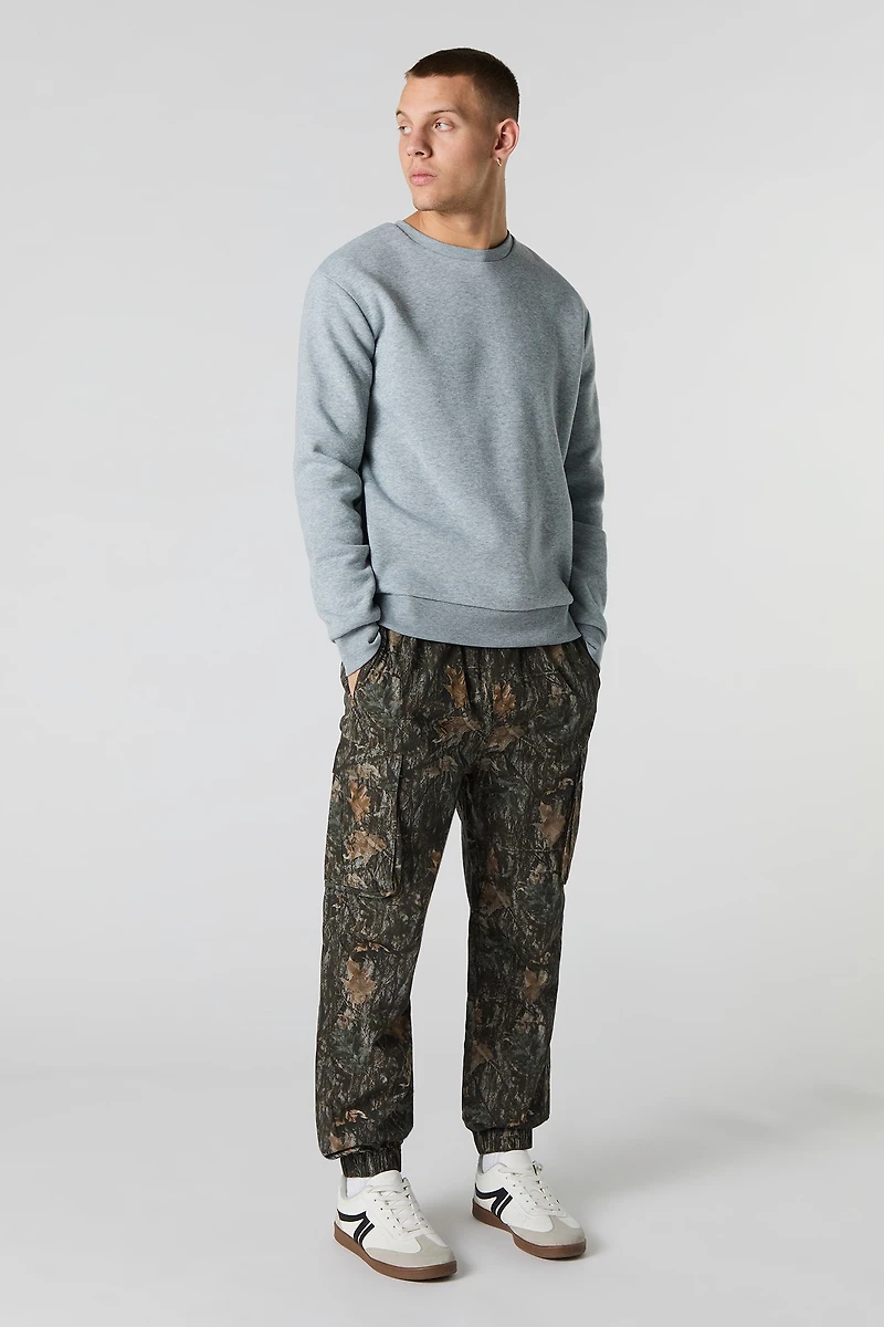 Jogger cargo en popeline
