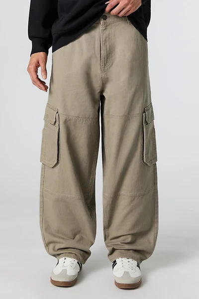 Pantalon cargo de planchiste à jambe large