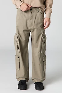 Pantalon baggy cargo avec poches multiples