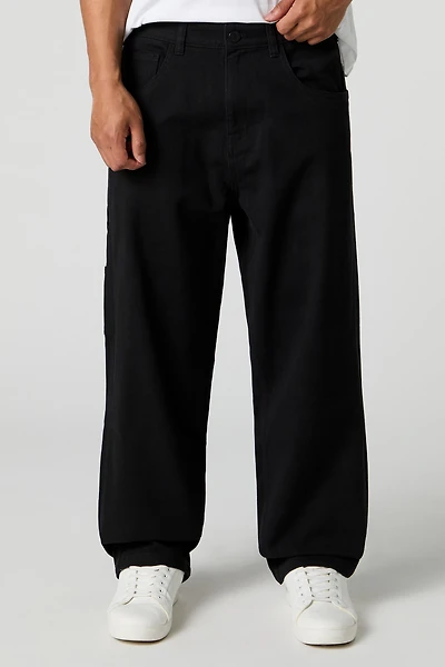 Pantalon de menuisier à jambe large
