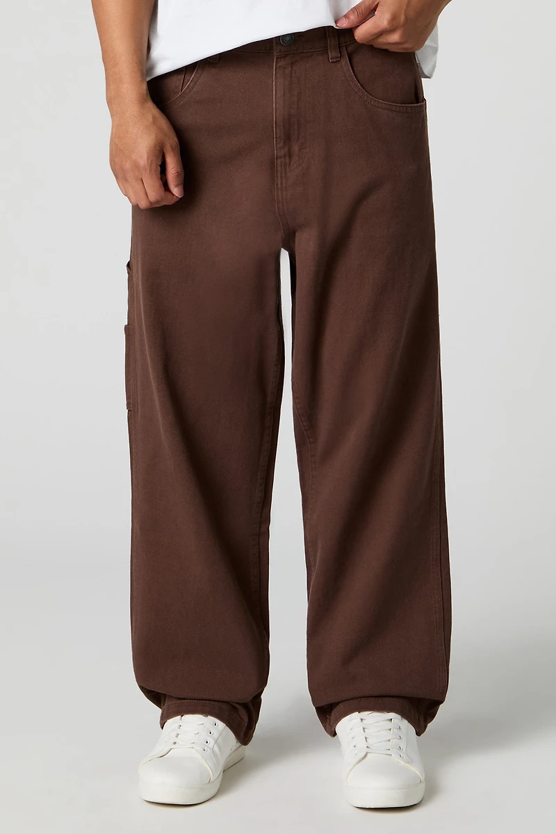 Pantalon de menuisier à jambe large