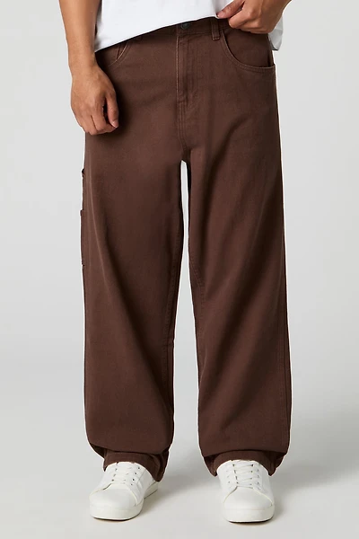 Pantalon de menuisier à jambe large