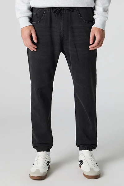 Denim Drawstring Jogger