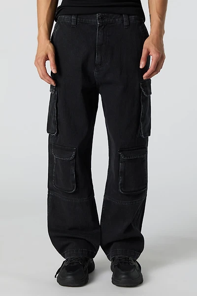 Multi Pocket Baggy Cargo Jean