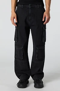 Multi Pocket Baggy Cargo Jean