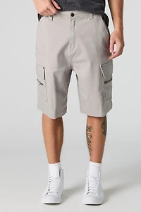Short cargo avec poches et fermeture à glissière