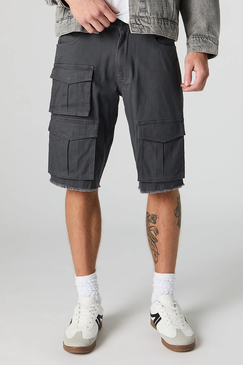 Short cargo avec poches multiples