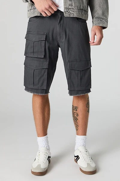 Short cargo avec poches multiples