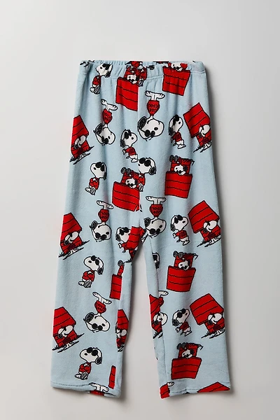 Pantalon de pyjama en peluche à imprimé Peanuts Snoopy