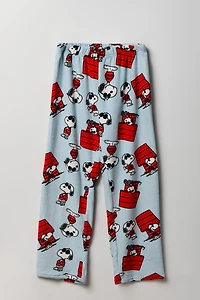 Pantalon de pyjama en peluche à imprimé Peanuts Snoopy