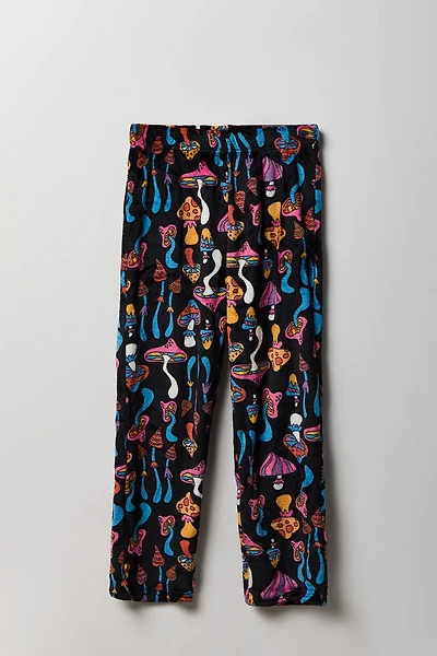 Plush Printed Pajama Pant