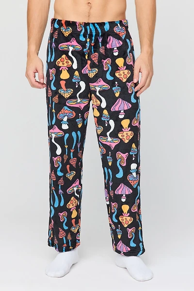 Plush Printed Pajama Pant
