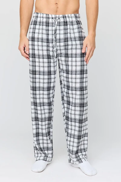 Pantalon de pyjama en flanelle à carreaux