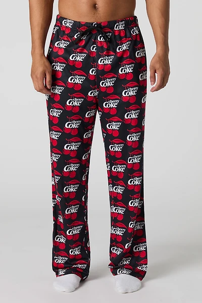 Pantalon de pyjama à imprimé Cherry Coke