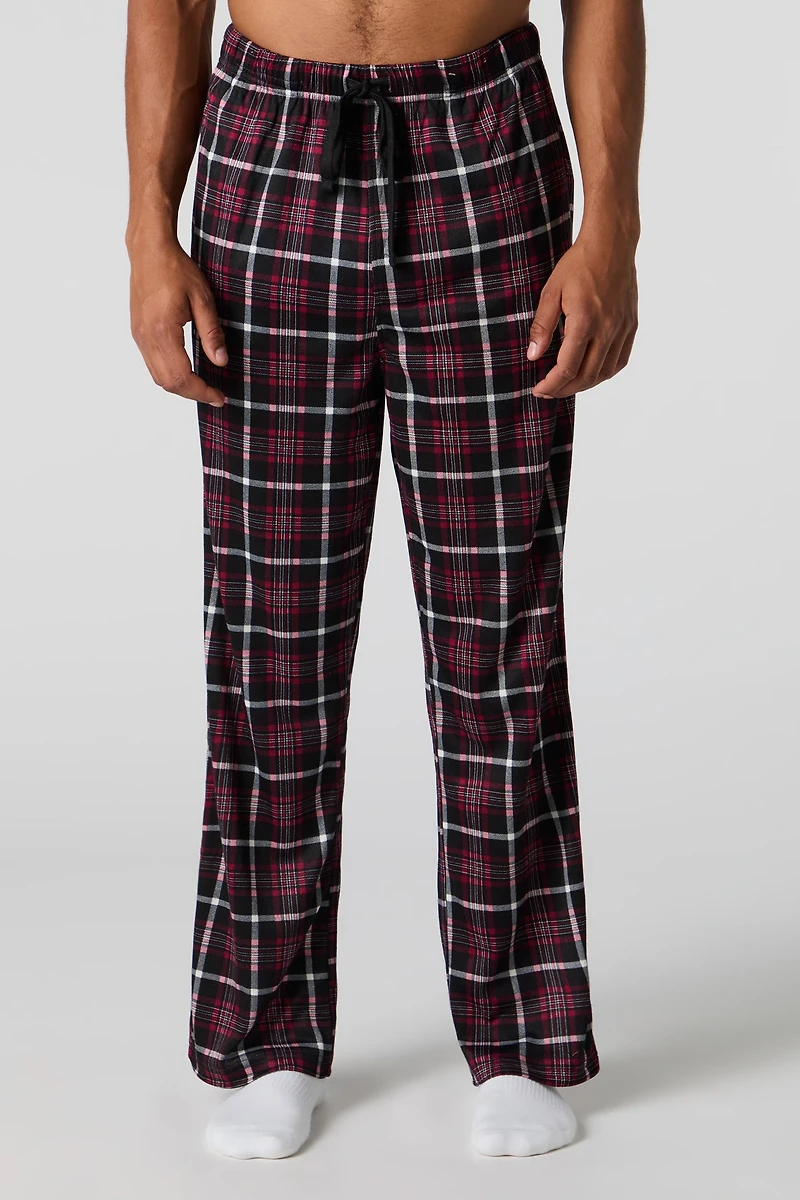 Pantalon de pyjama en flanelle à carreaux