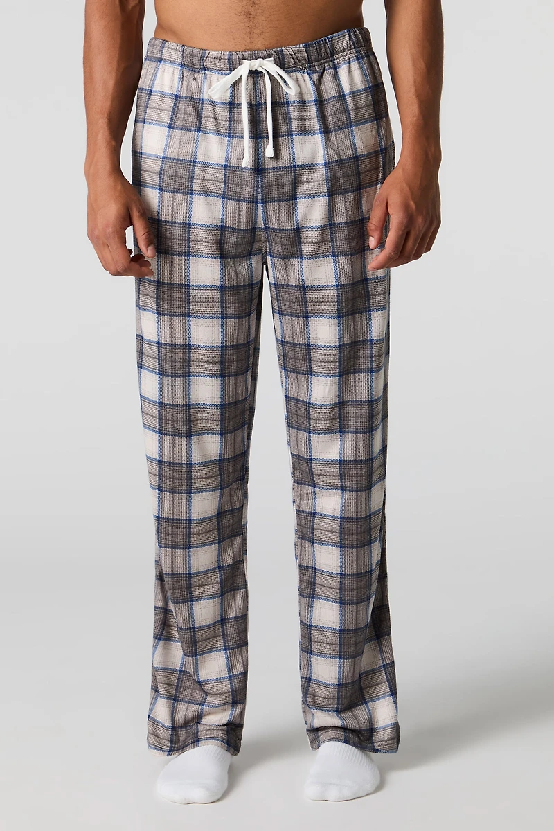 Pantalon de pyjama en flanelle à carreaux