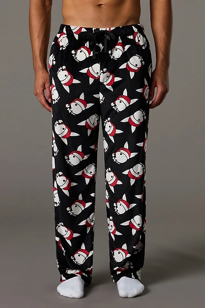 Pantalon de pyjama Noël à imprimé Playboy