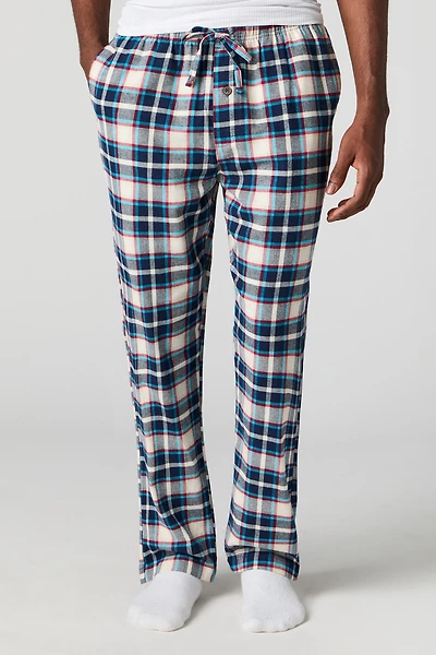 Pantalon de pyjama en flanelle à carreaux