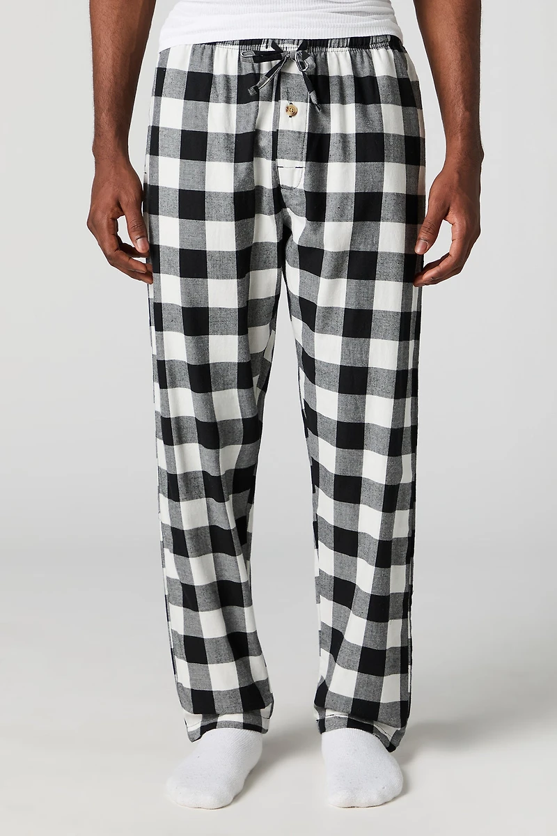 Pantalon de pyjama en flanelle à carreaux