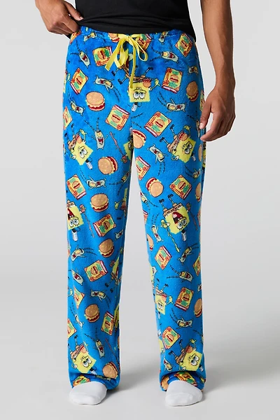 Pantalon de pyjama en peluche à imprimé Icon