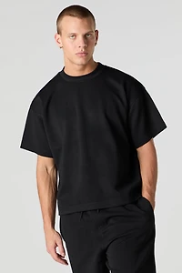 T-shirt carré texturé