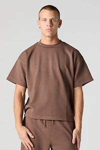 T-shirt carré texturé