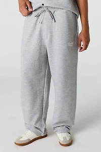 Textured Embroidered Sweatpant