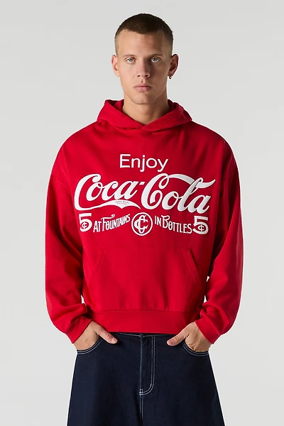 Coca-Cola Puff Print Fleece Hoodie