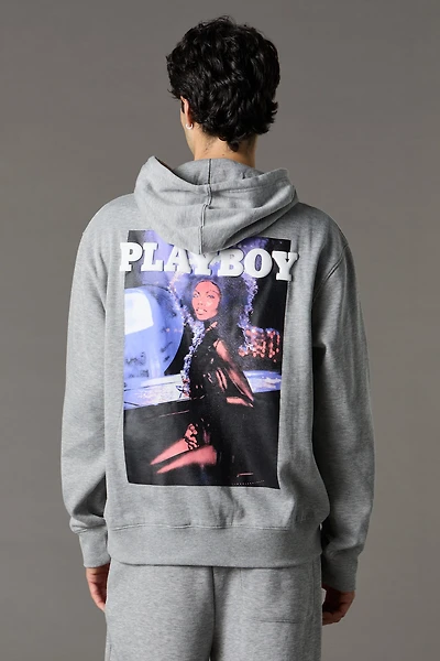 Haut à capuchon en molleton avec imprimé Playboy
