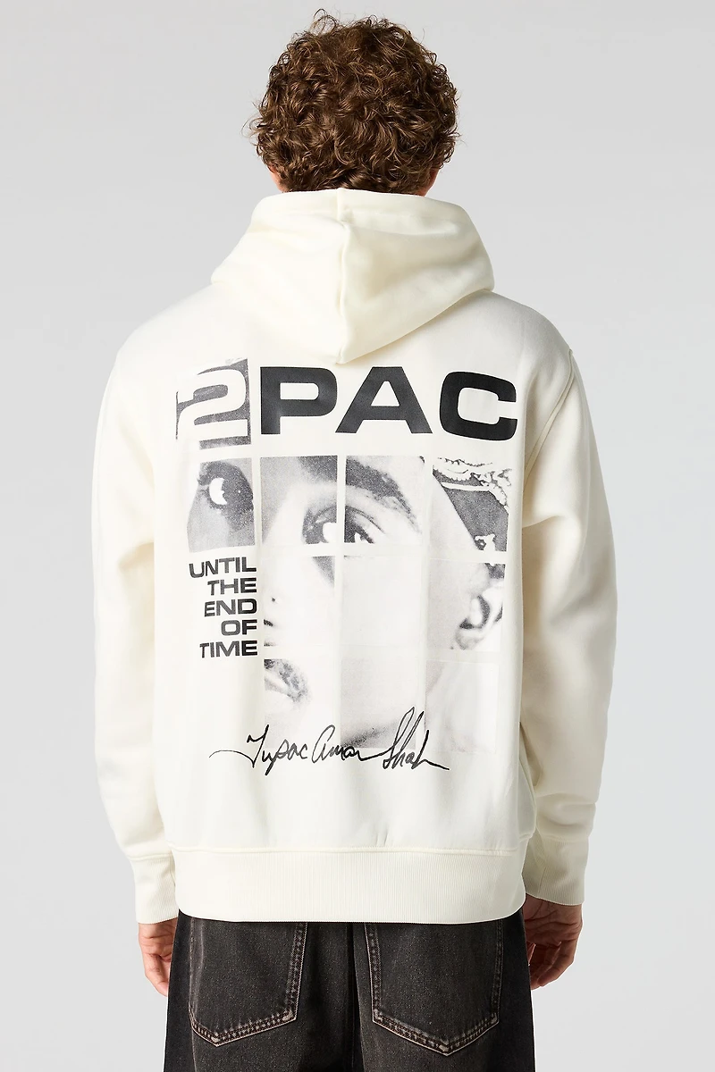 2Pac Graphic Fleece Hoodie
