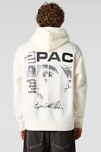 2Pac Graphic Fleece Hoodie