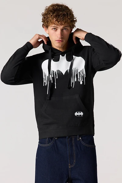 Haut à capuchon en molleton imprimé Batman
