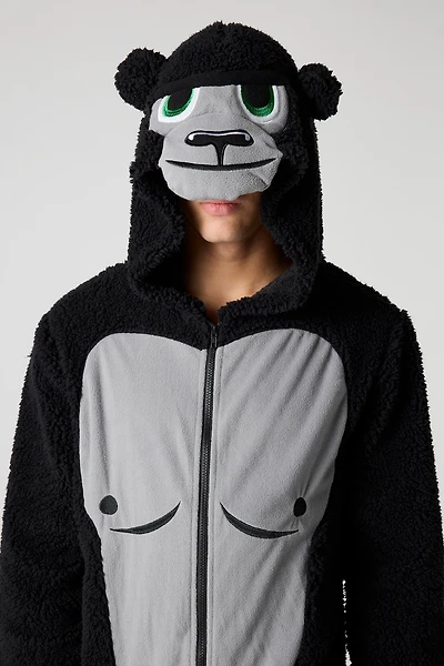 3D Gorilla Sherpa Onesie