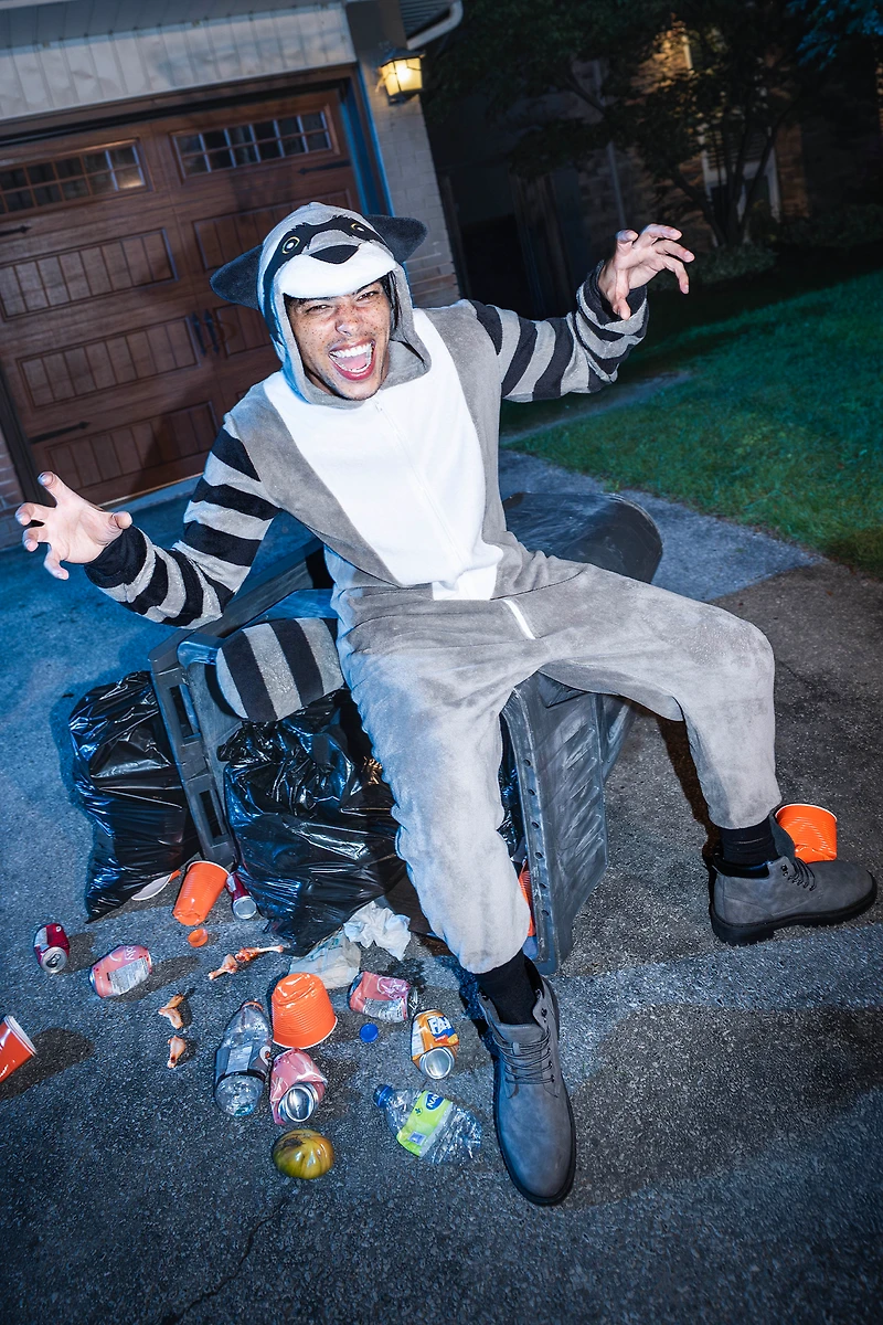 3D Raccoon Plush Onesie