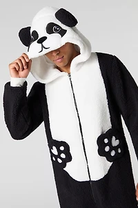 Combinaison Panda 3D en peluche